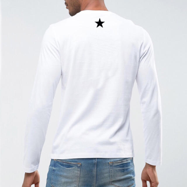 Ron Herman(ロンハーマン)のライズリヴァレンス  スター リップハート ロングスリーブTシャツ ロンT wh メンズのトップス(Tシャツ/カットソー(七分/長袖))の商品写真