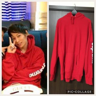 シュプリーム(Supreme)のSupreme Sleeve Patch Hooded Sweatshirt L(パーカー)