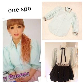 ワンスポ(one spo)のone spo 浜崎あゆみ着用ブラウス(シャツ/ブラウス(長袖/七分))