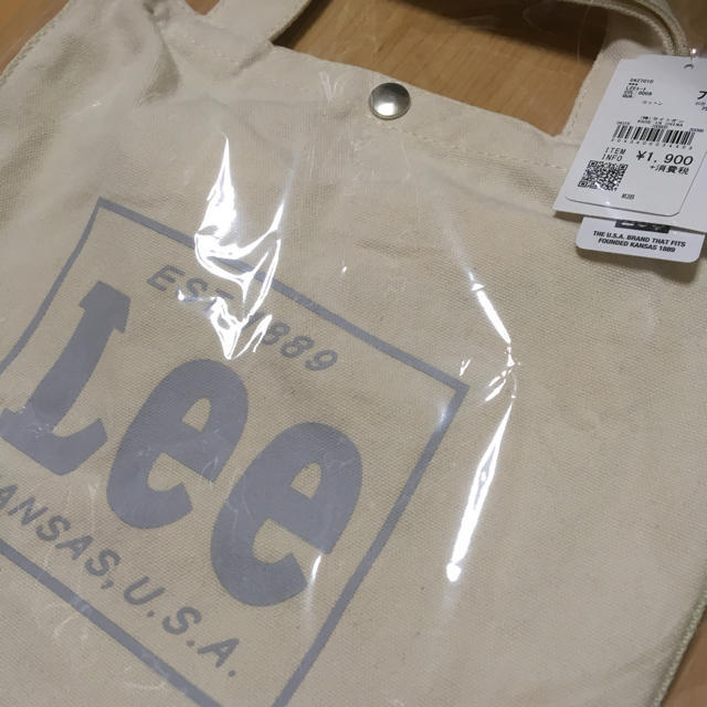 Lee(リー)の新品 未使用 LEE トート 2way ライトグレー レディースのバッグ(トートバッグ)の商品写真