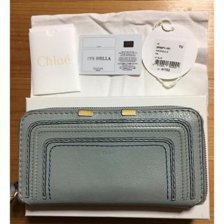 クロエ(Chloe)の最終価格 Chloe クロエ 長財布 財布 ブルー マーシー 正規品(長財布)