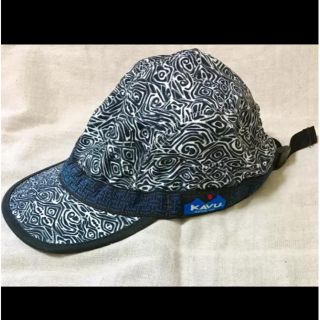 カブー(KAVU)のKAVU ストラップキャップ 希少 柄物 サイズL アウトドア(キャップ)