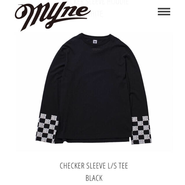 MIHARAYASUHIRO(ミハラヤスヒロ)のMYne CHECKER SLEEVE L/S TEE メンズのトップス(Tシャツ/カットソー(七分/長袖))の商品写真