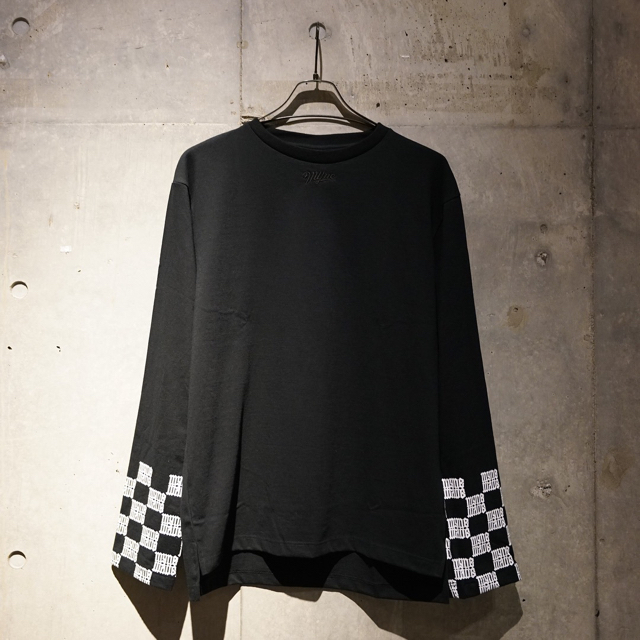 MIHARAYASUHIRO(ミハラヤスヒロ)のMYne CHECKER SLEEVE L/S TEE メンズのトップス(Tシャツ/カットソー(七分/長袖))の商品写真