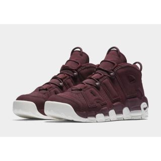 ナイキ(NIKE)のNIKE AIR MORE UP TEMPO NIGHT MAROON モアテン(スニーカー)