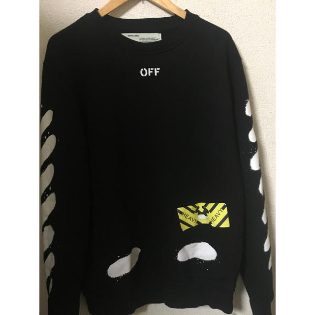 OFF-WHITE(オフホワイト)のOff-White スプレーストライプスウェット イーストランド メンズのトップス(スウェット)の商品写真