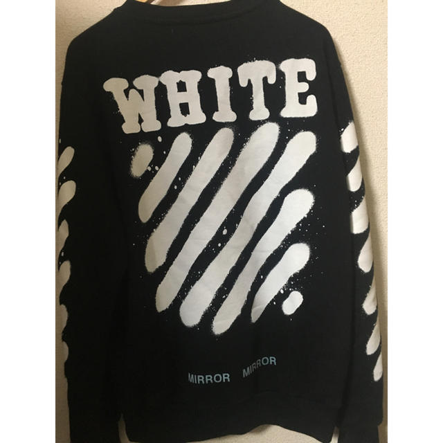 OFF-WHITE(オフホワイト)のOff-White スプレーストライプスウェット イーストランド メンズのトップス(スウェット)の商品写真