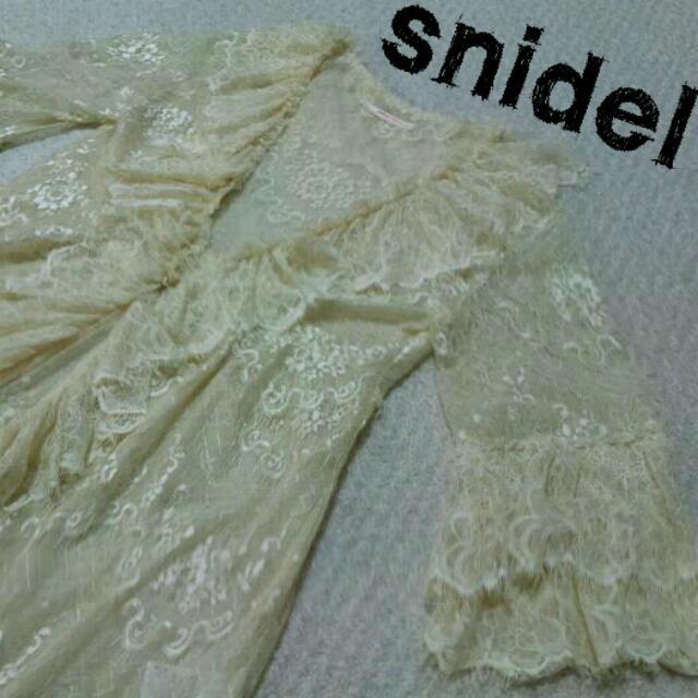 SNIDEL(スナイデル)のsnidel☆総ﾚｰｽｶﾞｳﾝsale レディースのワンピース(ミニワンピース)の商品写真