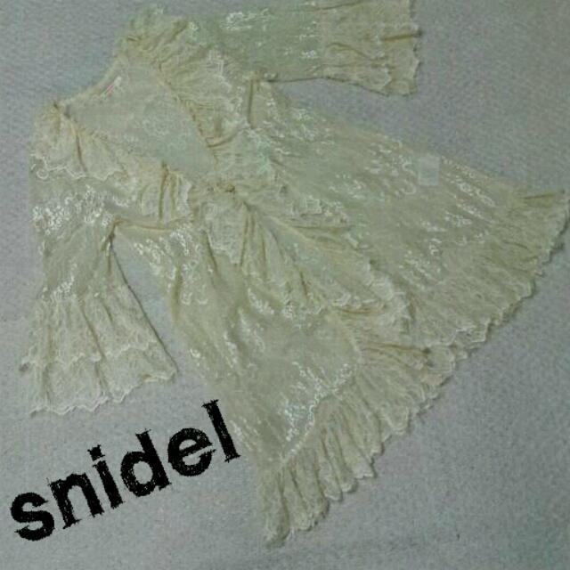 SNIDEL(スナイデル)のsnidel☆総ﾚｰｽｶﾞｳﾝsale レディースのワンピース(ミニワンピース)の商品写真