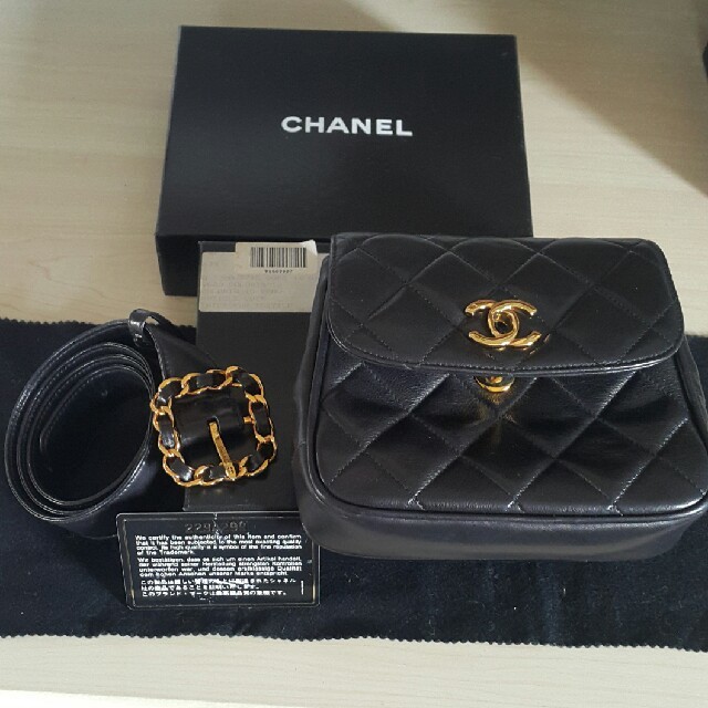 激安大特価!】 CHANEL Chanelポシェットベルトウェストポーチ
