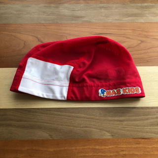 ミズノ(MIZUNO)のNAS スイミング スイムキャップ 赤色 Lサイズ(帽子)