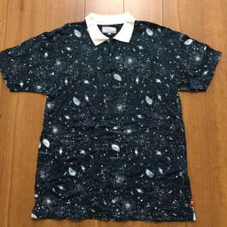 ステューシー(STUSSY)のSTUSSY 宇宙柄 ポロシャツ (ポロシャツ)