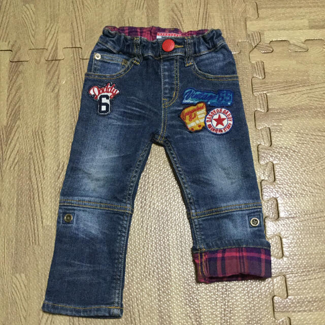 daddy oh daddy(ダディオーダディー)のDaddy Oh Daddy ワッペンデニム キッズ/ベビー/マタニティのキッズ服男の子用(90cm~)(パンツ/スパッツ)の商品写真