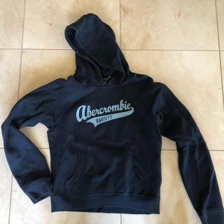 アバクロンビーアンドフィッチ(Abercrombie&Fitch)のアバクロンビー&フィッチ ネイビー  パーカー フーディー(パーカー)