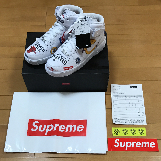 Supreme Nike NBA  Air Force 1 Mid 28.5