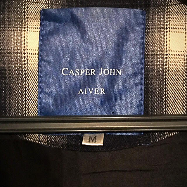 . CASPER JOHN AIVER ノーカラー ロング丈ジャケット‼️ メンズのジャケット/アウター(ノーカラージャケット)の商品写真