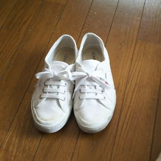 スペルガ(SUPERGA)のスペルガ 35 白 キャンバス スニーカー 22.5(スニーカー)