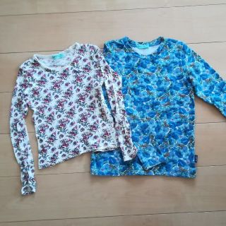 ハッカキッズ(hakka kids)のHAKKA KIDS 長袖カットー2枚セット 130㎝(Tシャツ/カットソー)