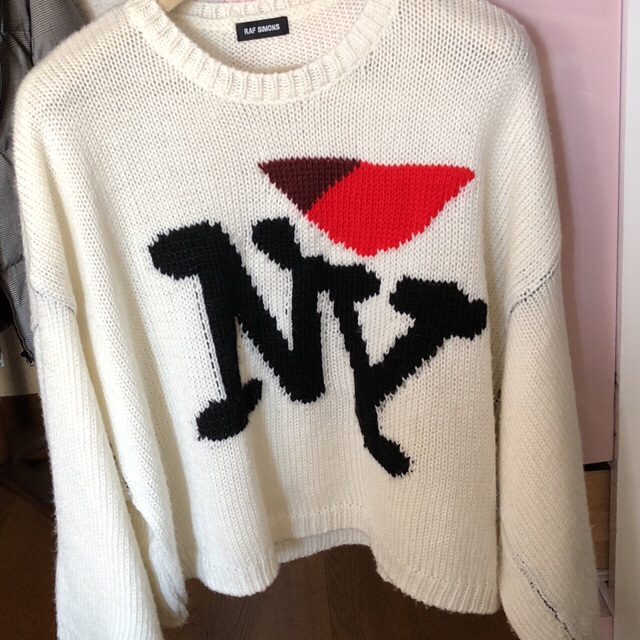 RAF SIMONS(ラフシモンズ)のRAF SIMONS ＮＹポンチョ メンズのトップス(ニット/セーター)の商品写真