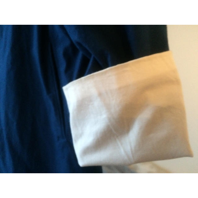 eel  サクラコート ブルー  Sサイズ メンズのジャケット/アウター(ステンカラーコート)の商品写真