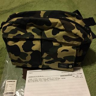 アベイシングエイプ(A BATHING APE)のA BATHING APE PORTER 1ST CAMO WAIST BAG(ウエストポーチ)