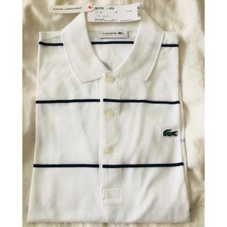 ラコステ(LACOSTE)のTシャツ生地ボーダーポロシャツ (ポロシャツ)