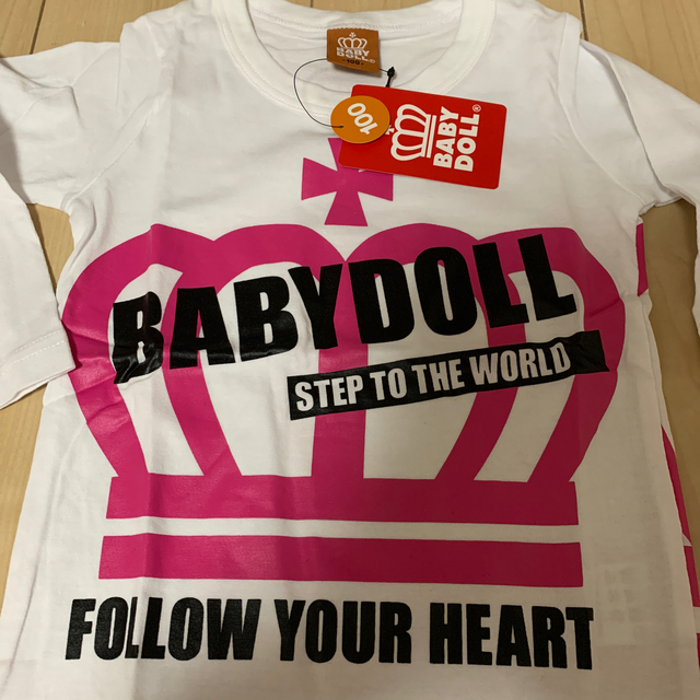 BABYDOLL(ベビードール)のベビードール ロンＴ キッズ/ベビー/マタニティのキッズ服女の子用(90cm~)(Tシャツ/カットソー)の商品写真