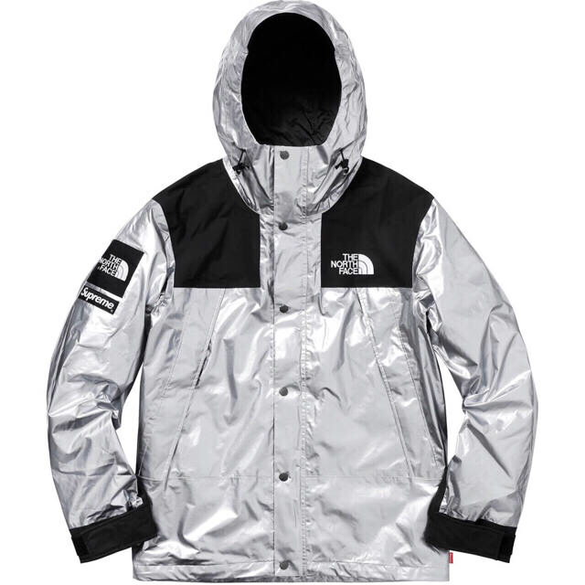 【人気急上昇】 Supreme - Supreme north silver jacket 新品 原本付き Lサイズ マウンテンパーカー