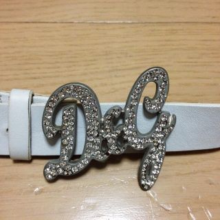 ドルチェアンドガッバーナ(DOLCE&GABBANA)のD&G ラインストーン💎✨ベルト(ベルト)