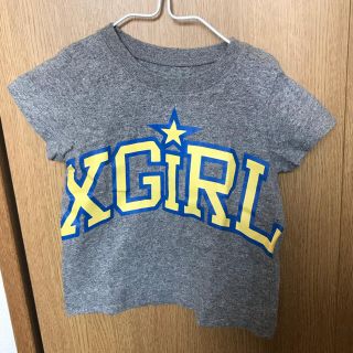 エックスガールステージス(X-girl Stages)の値下げ‼️X-girl stages ロゴ Tシャツ 12m 80㎝(Ｔシャツ)