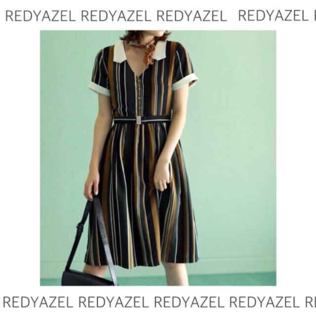 REDYAZEL(レディアゼル)のREDYAZEL / ストライプワンピ レディースのワンピース(ひざ丈ワンピース)の商品写真