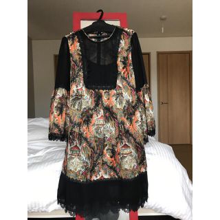 アナスイ(ANNA SUI)のANNA SUI  フレアドレス(ひざ丈ワンピース)