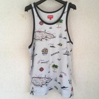 シュプリーム(Supreme)のレア Supreme Jamaican Tank Top 水色 S タンクトップ(タンクトップ)