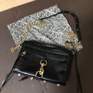 レベッカミンコフ(Rebecca Minkoff)のレベッカ ミンコフ 本革 レザー 斜めがけ チェーン ショルダーバッグ 正規品る(ショルダーバッグ)