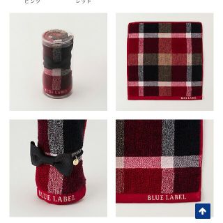 バーバリーブルーレーベル(BURBERRY BLUE LABEL)の未使用品タグ付きブルーレーベルクレストブリッジタオルハンカチセット(ハンカチ)