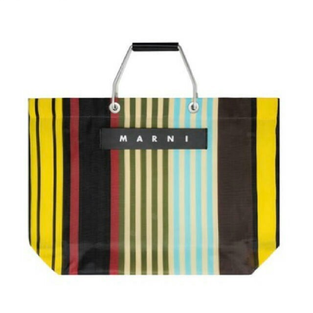 Marni(マルニ)の新品完売　マルニ　マーケット　ストライプバッグ　MARNI マルチIENAGU レディースのバッグ(トートバッグ)の商品写真