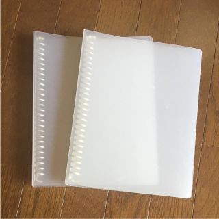 ムジルシリョウヒン(MUJI (無印良品))の無印良品 バインダー  A4 2冊(ファイル/バインダー)