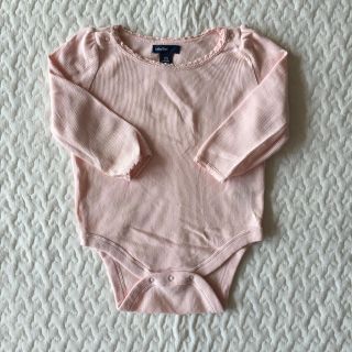 ベビーギャップ(babyGAP)の美品 baby GAP ピンクロンパース(ロンパース)