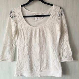 エイチアンドエム(H&M)の《 H&M レーストップス 》(カットソー(長袖/七分))