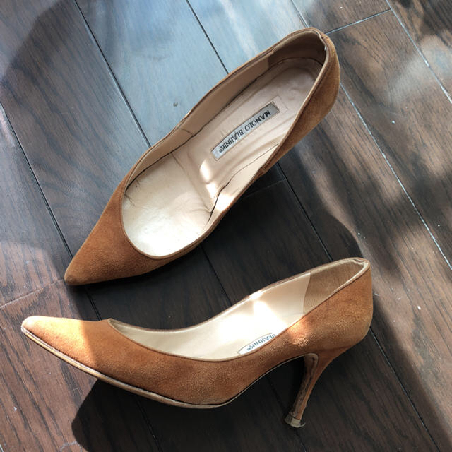 MANOLO BLAHNIK(マノロブラニク)のManolo blahnik キエッタ 茶 レディースの靴/シューズ(ハイヒール/パンプス)の商品写真