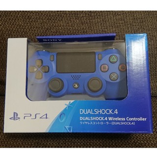 プレイステーション4(PlayStation4)の新品 PS4 コントローラー DUALSHOCK4 ブルー(家庭用ゲーム機本体)