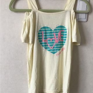 ピンクラテ(PINK-latte)の肩あきTシャツ(Tシャツ(半袖/袖なし))