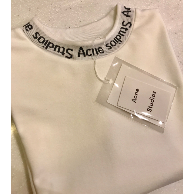 ACNE(アクネ)の国内完売☆acne studios ロゴ白T【レア】 メンズのトップス(Tシャツ/カットソー(半袖/袖なし))の商品写真