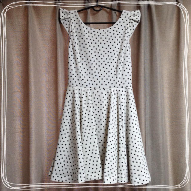 SNIDEL - ♡週末限定価格♡バックリボンドットワンピ
