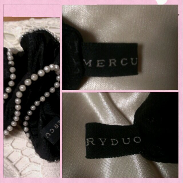 MERCURYDUO(マーキュリーデュオ)の＊ﾏｰｷｭﾘｰﾃﾞｭｵ＊パールシュシュ＊ レディースのヘアアクセサリー(ヘアゴム/シュシュ)の商品写真
