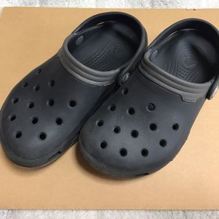 クロックス(crocs)のクロックス 黒 M4 W6 22cm(その他)