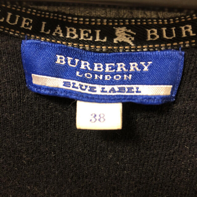 BURBERRY BLUE LABEL(バーバリーブルーレーベル)の-5/6お値下げ✴︎カーディガン✴︎ BURBERRY✴︎ブラック レディースのトップス(カーディガン)の商品写真