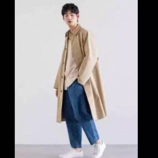 ユニクロ(UNIQLO)のUNIQLO U ワイドフィットタックパンツ w82(デニム/ジーンズ)