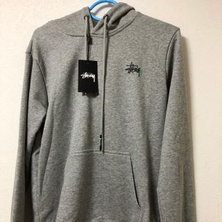 ステューシー(STUSSY)のSTUSSY パーカー グレー 人気(パーカー)