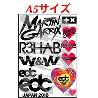 EDC♡2日目♡タトゥーシール♡A5(音楽フェス)